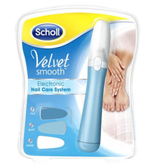 SCHOLL Velvet Smooth Nail Care System Electronic Blue